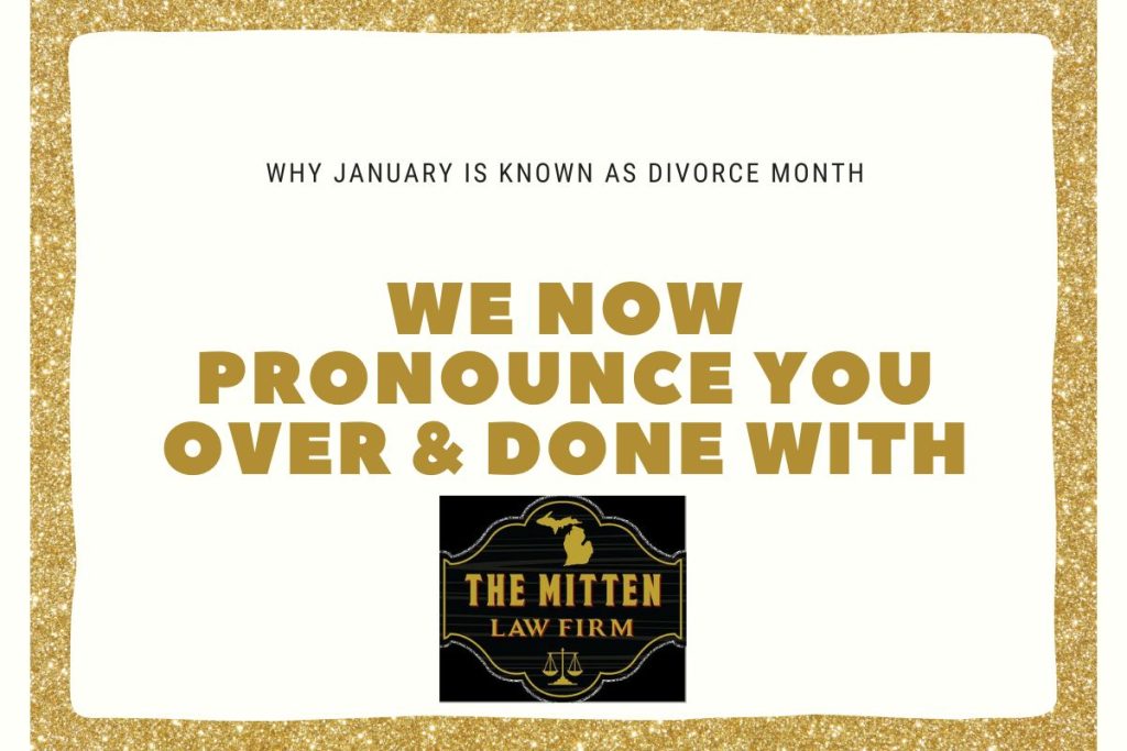 Why is January known as Divorce Month?